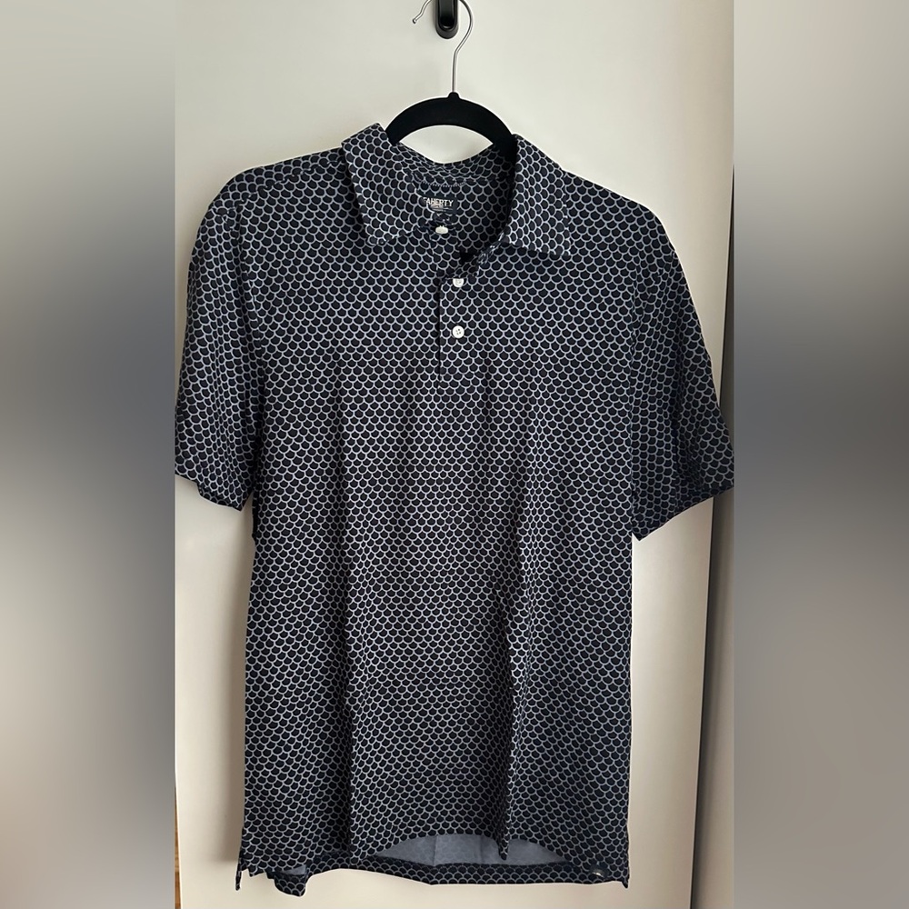 Faherty movement pique polo